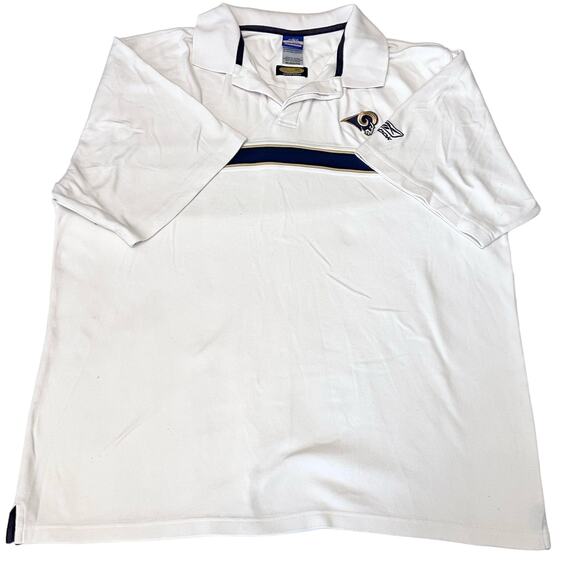 Reebok Other - Rams Vintage Logo Polo Shirt Size XL NFL Team Apparel Reebok Used